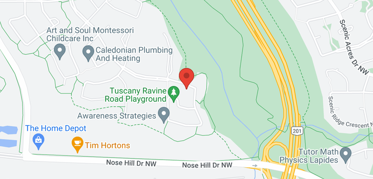 map of 305 TUSCANY RAVINE RD NW